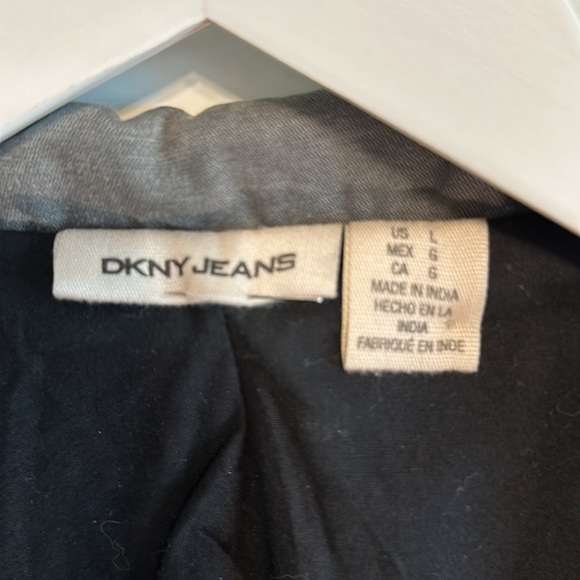 DKNY Men’s Utility / Military Style Button-Down Jacket Grey/Green Color, Size LG - Picture 3 of 10